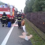 Nehoda traktoru způsobila masivní únik oleje