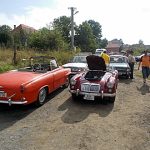 Veteránská auta vyrazila do chotovinských zatáček
