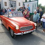 Veteránská auta vyrazila do chotovinských zatáček
