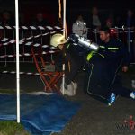 Posvícenské veselí zpestřila noční soutěž železných hasičů