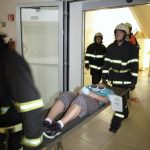 V táborské nemocnici hořelo. Naštěstí jenom cvičně