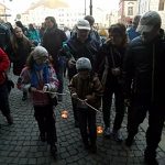 Děti s lucerničkami zaplnily táborské náměstí