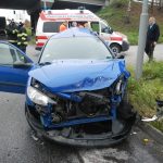 Nehoda autobusu poblíž Strakonické blokuje dopravu v Budějovicích
