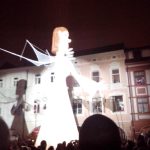 Anděl přiletěl a požehnal lidem v Budějovicích