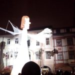 Anděl přiletěl a požehnal lidem v Budějovicích