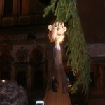 Anděl přiletěl a požehnal lidem v Budějovicích
