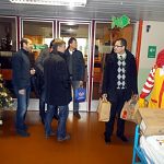 Děti v táborské nemocnici navštívili hokejisté Motoru České Budějovice