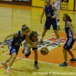 Basketbalové juniorky dvakrát nestačily na USK Praha