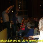 Nad píseckým kulturním domem zářil ohňostroj