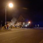 V Jindřichově Hradci hořela sláma na kamionu