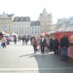 Jarní trhy na budějovickém náměstí právě začaly