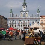 Jarní trhy na budějovickém náměstí právě začaly
