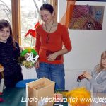 První den prázdnin děti strávily velikonočním tvořením