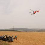 Po nehodě u Hodušína zůstali v autě zaklínění lidé