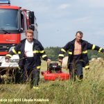 Hořelo na ostrově u Okrouhlé. Milevští hasiči odjeli ze soutěže