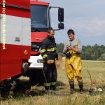 Hořelo na ostrově u Okrouhlé. Milevští hasiči odjeli ze soutěže