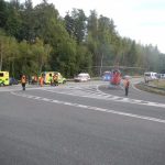 Sedm zraněných a dvě sražená auta. Hasiči zasahovali u Temelína