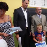 Hejtman přijel na první školní den jihočeského miminka roku 2009