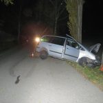 Osmapadesátiletý muž v noci zahynul při nehodě u Doudleb