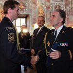 Jihočeští hasiči dostali vyznamenání v pražské Tróji