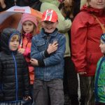 Na svatého Martina čekaly v Písku stovky lidí. I v dešti
