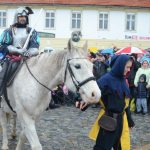 Na svatého Martina čekaly v Písku stovky lidí. I v dešti