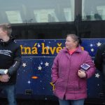 Autobus Šťastná hvězda byl včera v Milevsku a dnes zastaví ve Vimperku