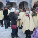 Malí koledníci Tříkrálové sbírky se v Budějovicích vydali do ulic