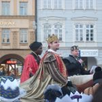 Malí koledníci Tříkrálové sbírky se v Budějovicích vydali do ulic