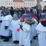 Malí koledníci Tříkrálové sbírky se v Budějovicích vydali do ulic