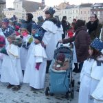 Malí koledníci Tříkrálové sbírky se v Budějovicích vydali do ulic