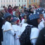Malí koledníci Tříkrálové sbírky se v Budějovicích vydali do ulic