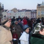 Malí koledníci Tříkrálové sbírky se v Budějovicích vydali do ulic