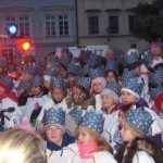 Malí koledníci Tříkrálové sbírky se v Budějovicích vydali do ulic