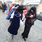 Protivín patřil maškarnímu průvodu