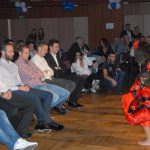 Gólman Michal Toma převzal na plese pohár pro nejlepšího hráče FC MAS Táborsko