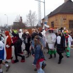 Blanicko-čekanické maškary bavily Táboráky už po šesté