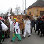 Blanicko-čekanické maškary bavily Táboráky už po šesté