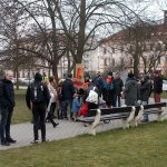Demonstranti proti imigraci se střetli s pochodem proti xenofobii. Jen slovně