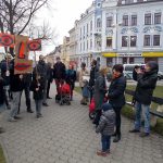 Demonstranti proti imigraci se střetli s pochodem proti xenofobii. Jen slovně