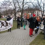 Demonstranti proti imigraci se střetli s pochodem proti xenofobii. Jen slovně