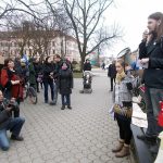 Demonstranti proti imigraci se střetli s pochodem proti xenofobii. Jen slovně