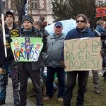 Demonstranti proti imigraci se střetli s pochodem proti xenofobii. Jen slovně