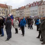 Demonstranti proti imigraci se střetli s pochodem proti xenofobii. Jen slovně
