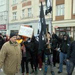 Demonstranti proti imigraci se střetli s pochodem proti xenofobii. Jen slovně