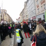 Demonstranti proti imigraci se střetli s pochodem proti xenofobii. Jen slovně