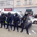 Demonstranti proti imigraci se střetli s pochodem proti xenofobii. Jen slovně