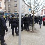Demonstranti proti imigraci se střetli s pochodem proti xenofobii. Jen slovně