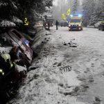 Sníh na jihu Čech potrápil řidiče. Změna počasí si vyžádala řadu nehod
