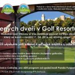 Nevíte co budete dnes dělat? Zkuste si golf zdarma. Golf Club Hluboká otevírá dveře
